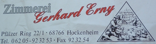 Zimmerei Gerhard Erny